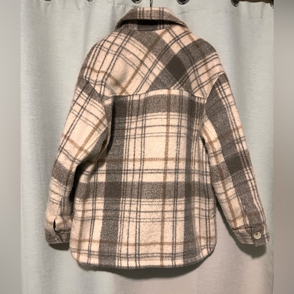 ZARA Plaid Jacket - Picture 6 of 7